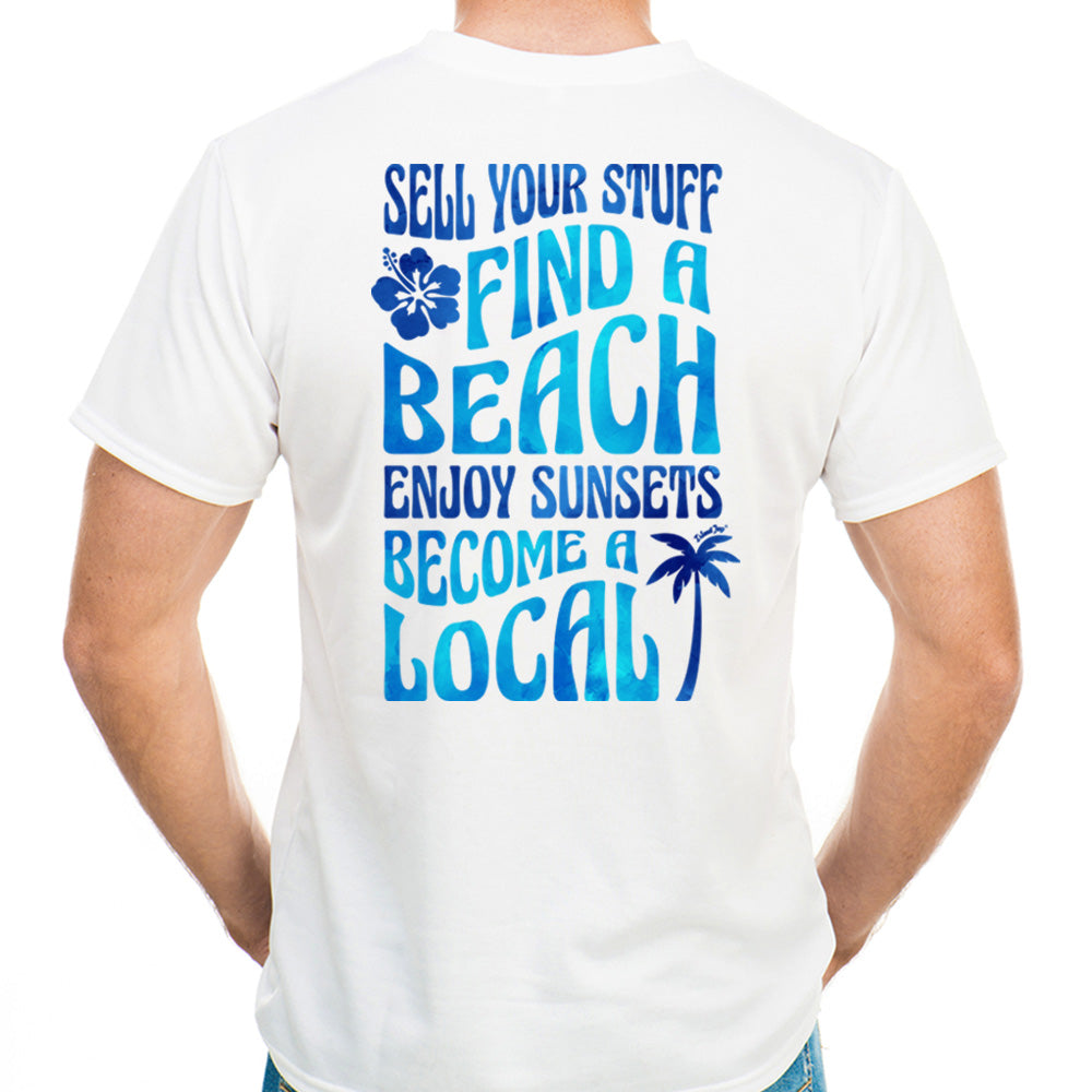 Sell Your Stuff & Become A Local UV Performance Shirt Ocean White