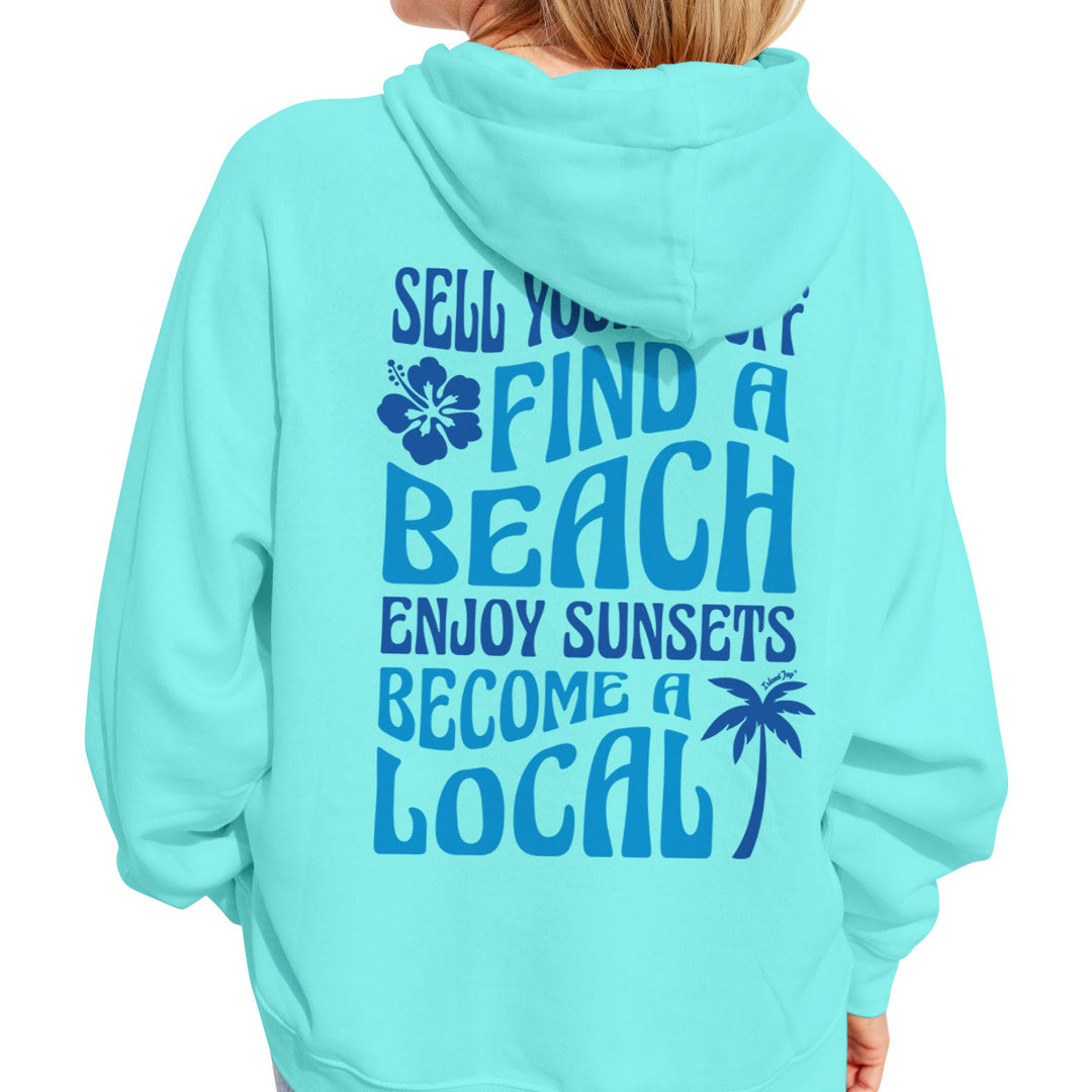 Sell Your Stuff & Become A Local Hoodie Model wearing hoodie