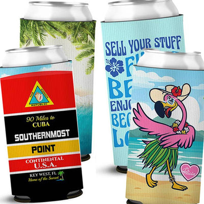 2 Pack Of Mystery Bag SLIM Neoprene Beer Coolers