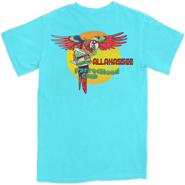 Tallahassee Parrot Head Club T-Shirt Lagoon Blue