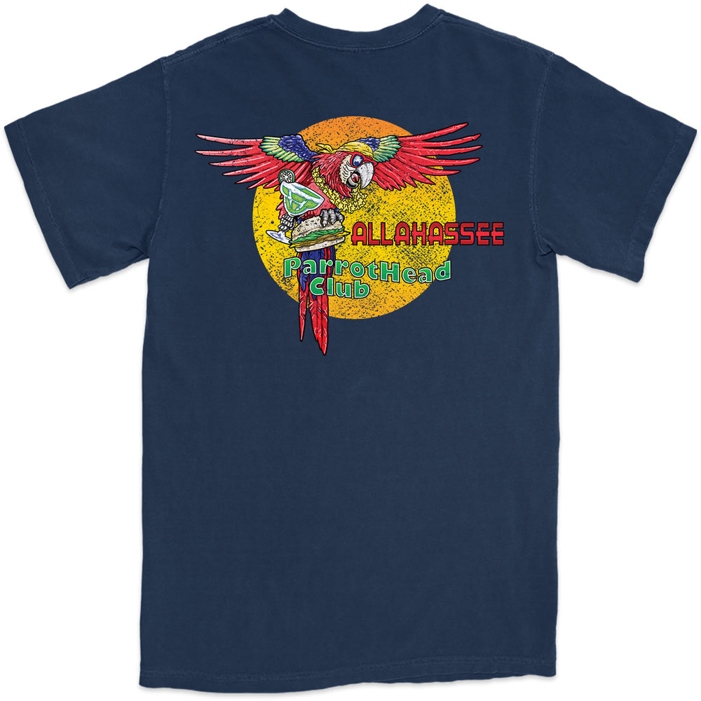 Tallahassee Parrot Head Club T-Shirt Navy