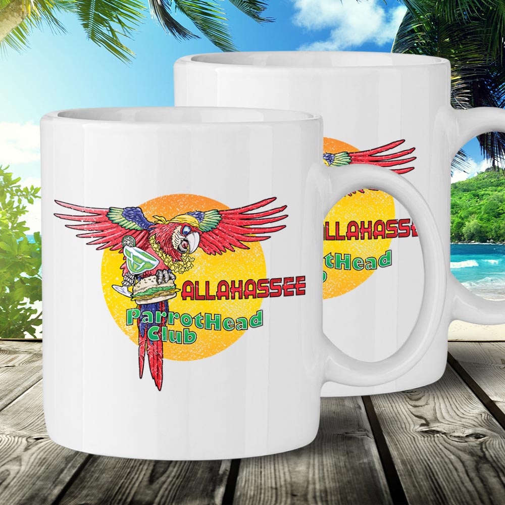 Tallahassee Parrot Head Club 11oz Ceramic Mug