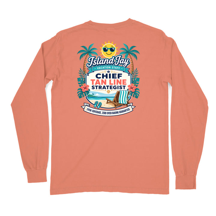 Chief Tanline Strategist Long Sleeve Shirt
