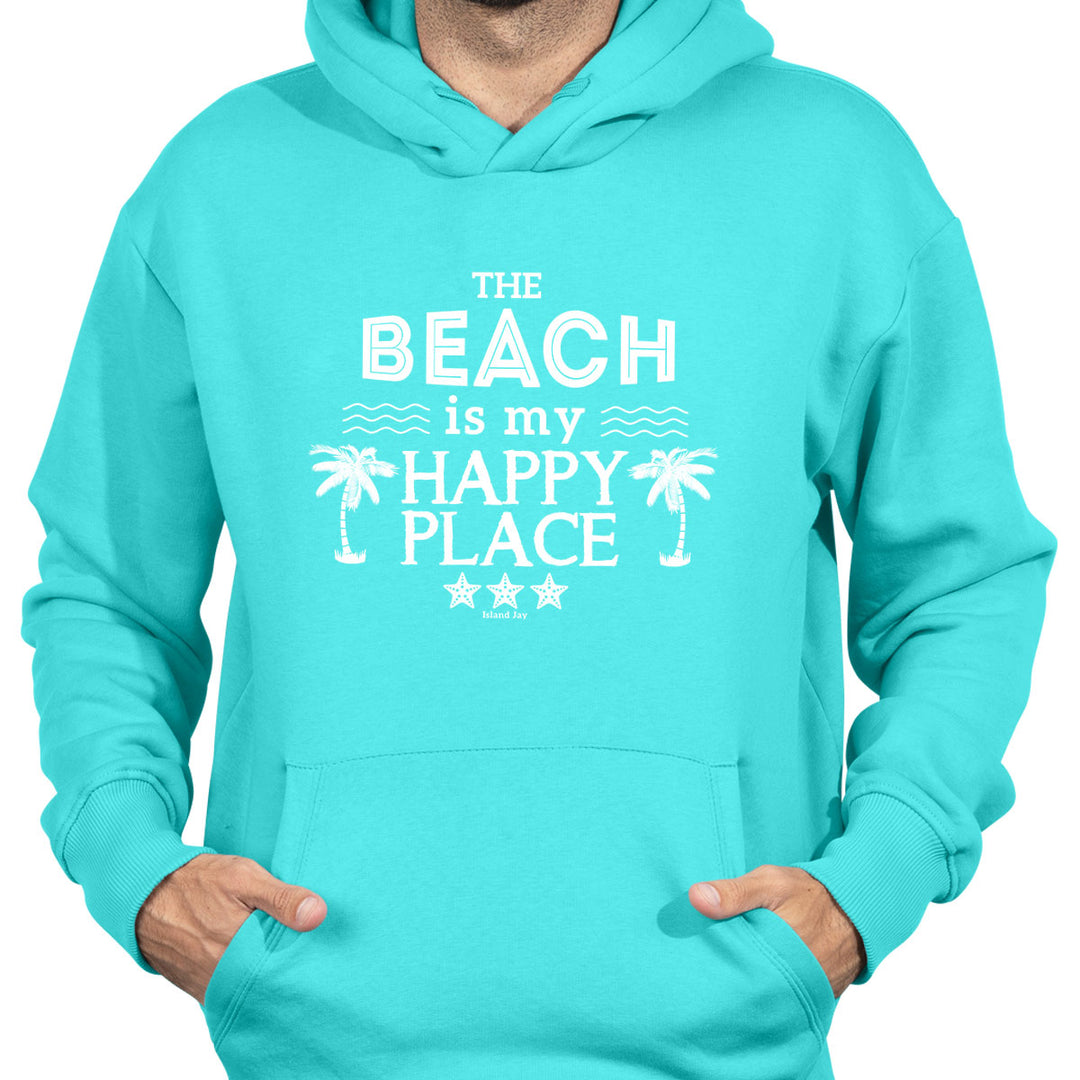 The Original Beach is my Happy Place Soft Style Pullover Hoodie