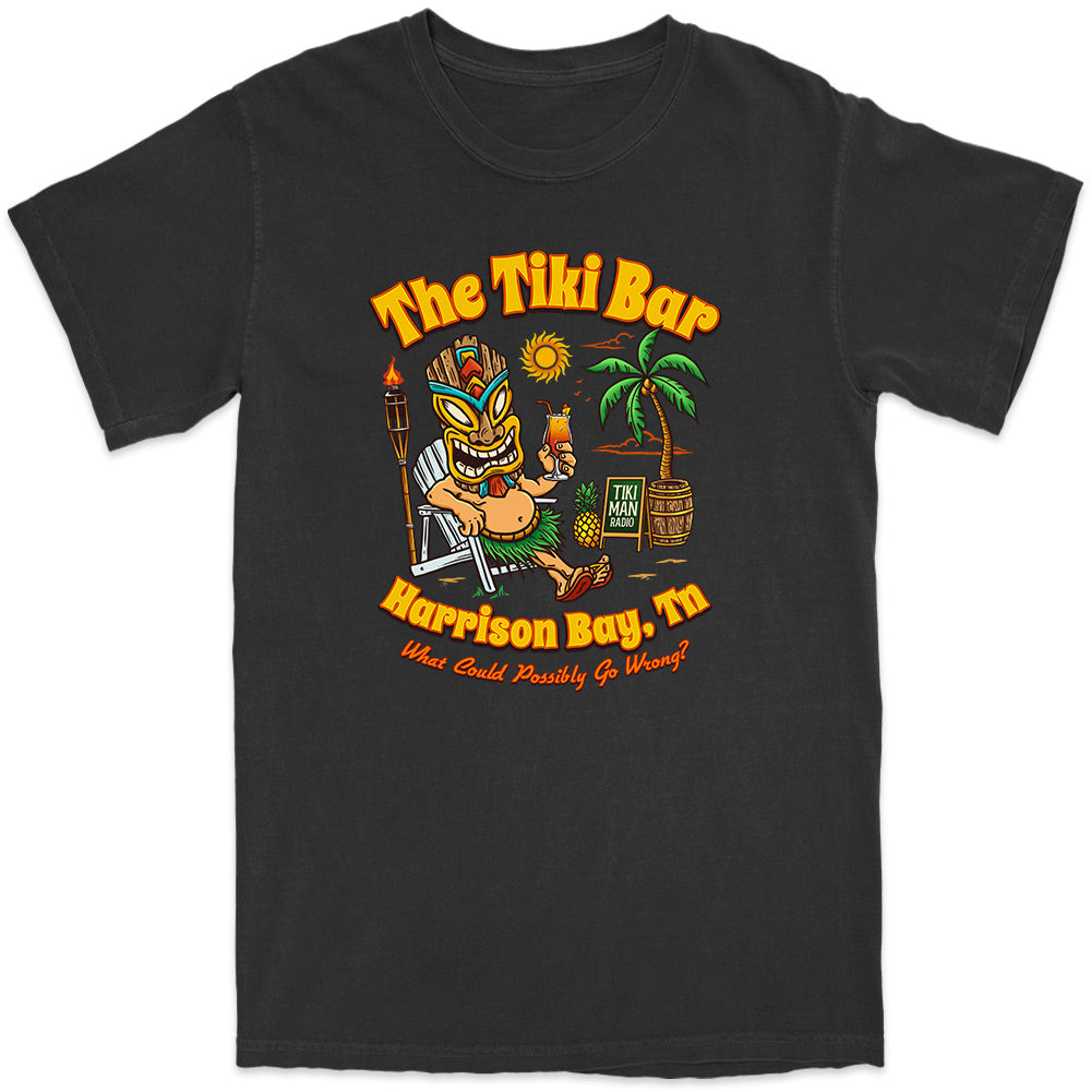 The Tiki Bar Short Sleeve T-Shirt Black