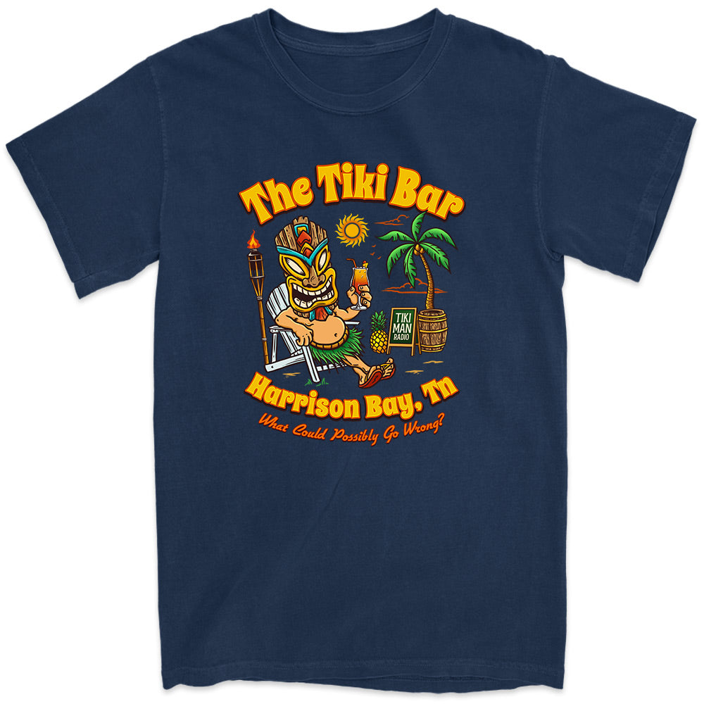 The Tiki Bar Sleeve T-Shirt Nvay