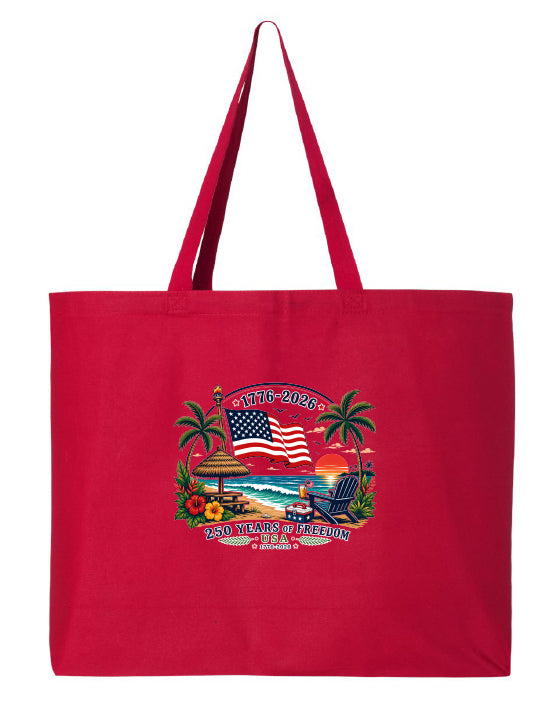 250th Tropical edition tote bag