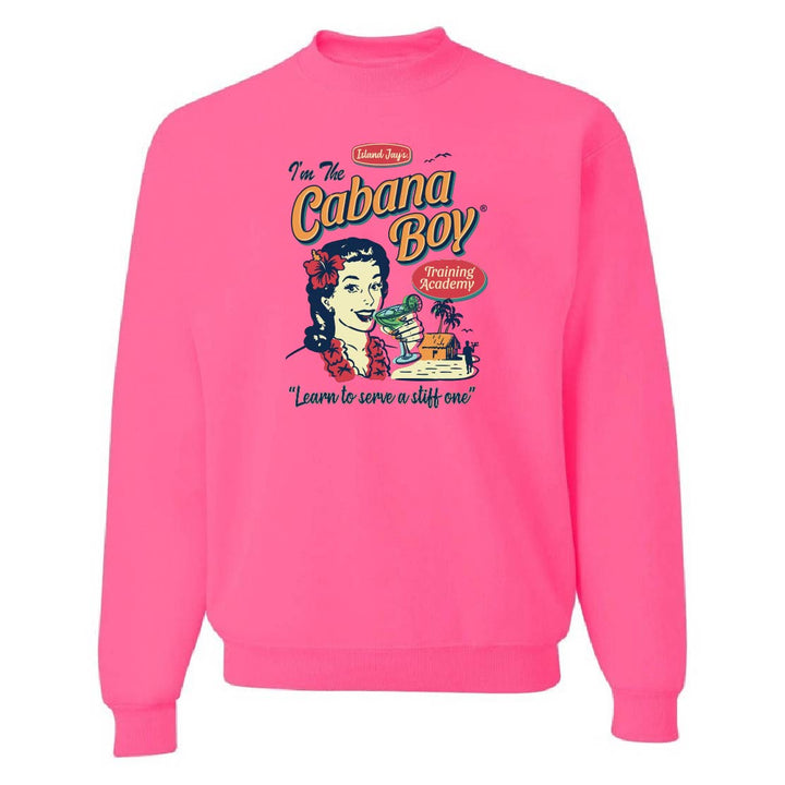 I'm The Cabana Boy Training Academy Vintage Art Sweatshirt