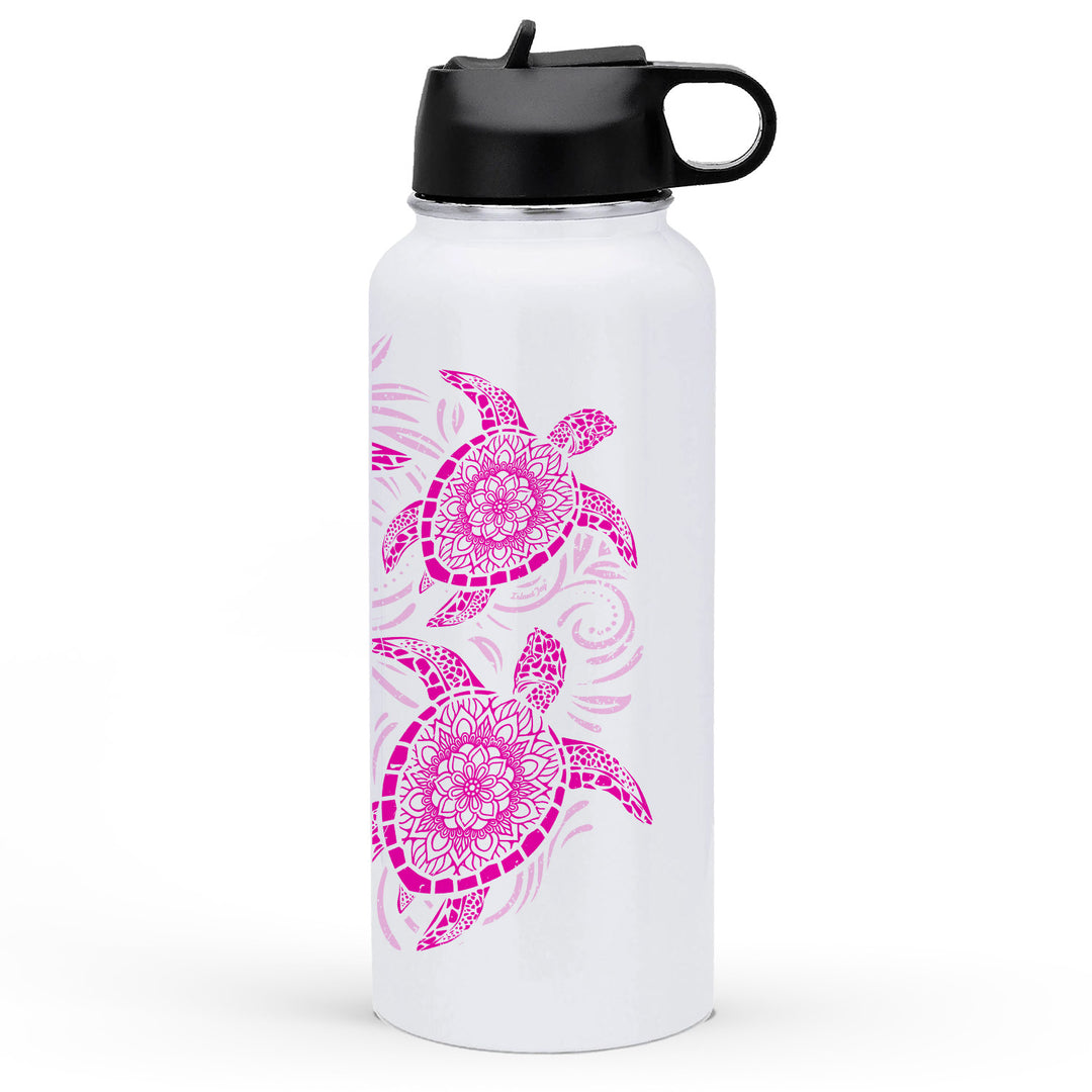 Honu Turtle 32oz Insulated Water Bottle Back