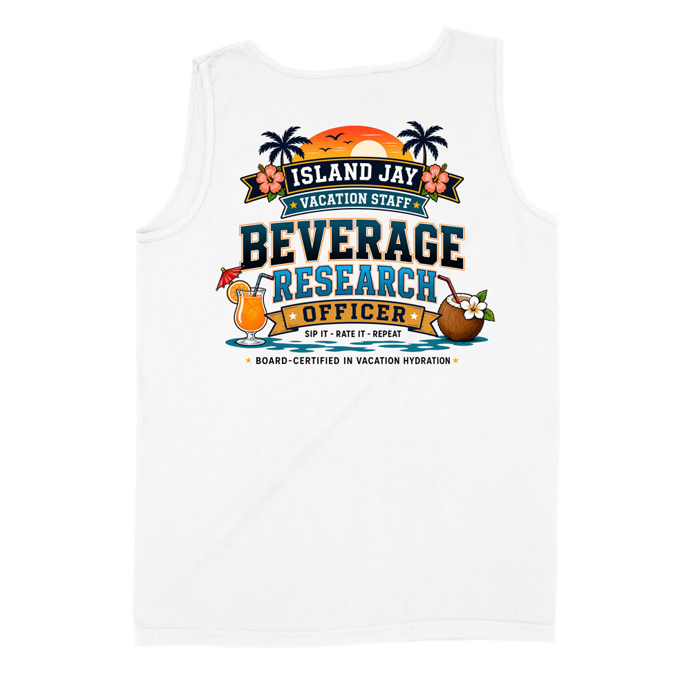 Beverage Research Officer Staff Shirt Tank Top