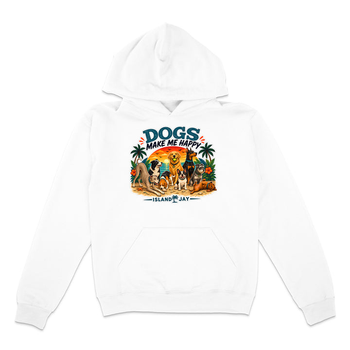 Dogs Make Me Happy Hoodie