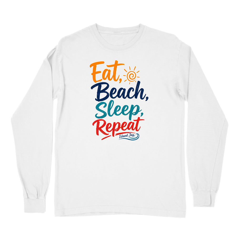 Eat, Beach, Sleep, Repeat Long Sleeve Shirt