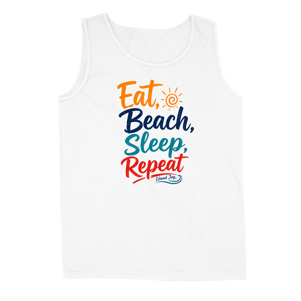 Eat, Beach, Sleep, Repeat Tank Top