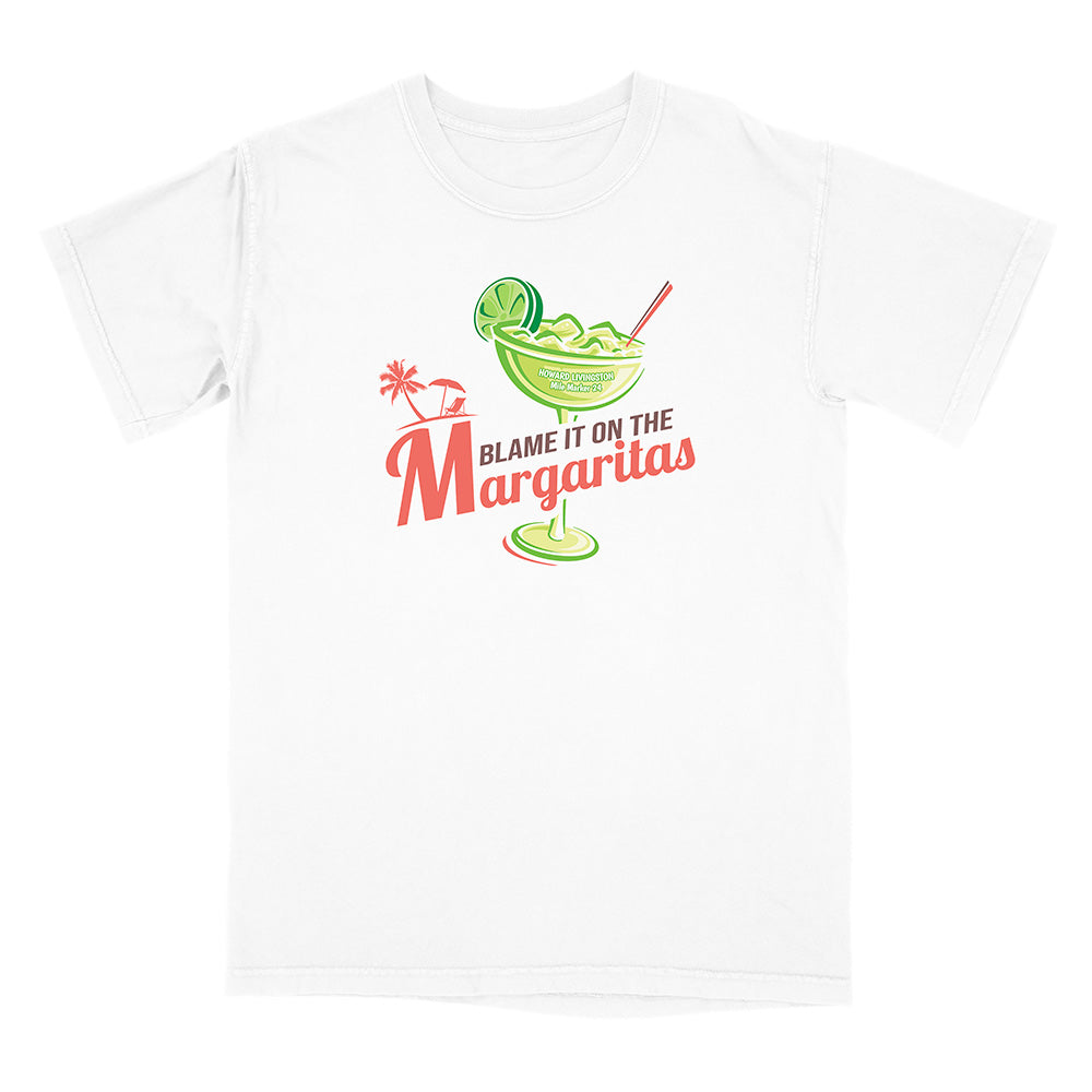 Howard Livingston Blame It On the Margaritas T-Shirt White