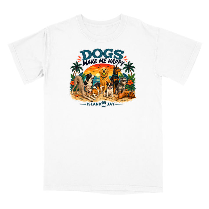 Dogs Make Me Happy T-Shirt