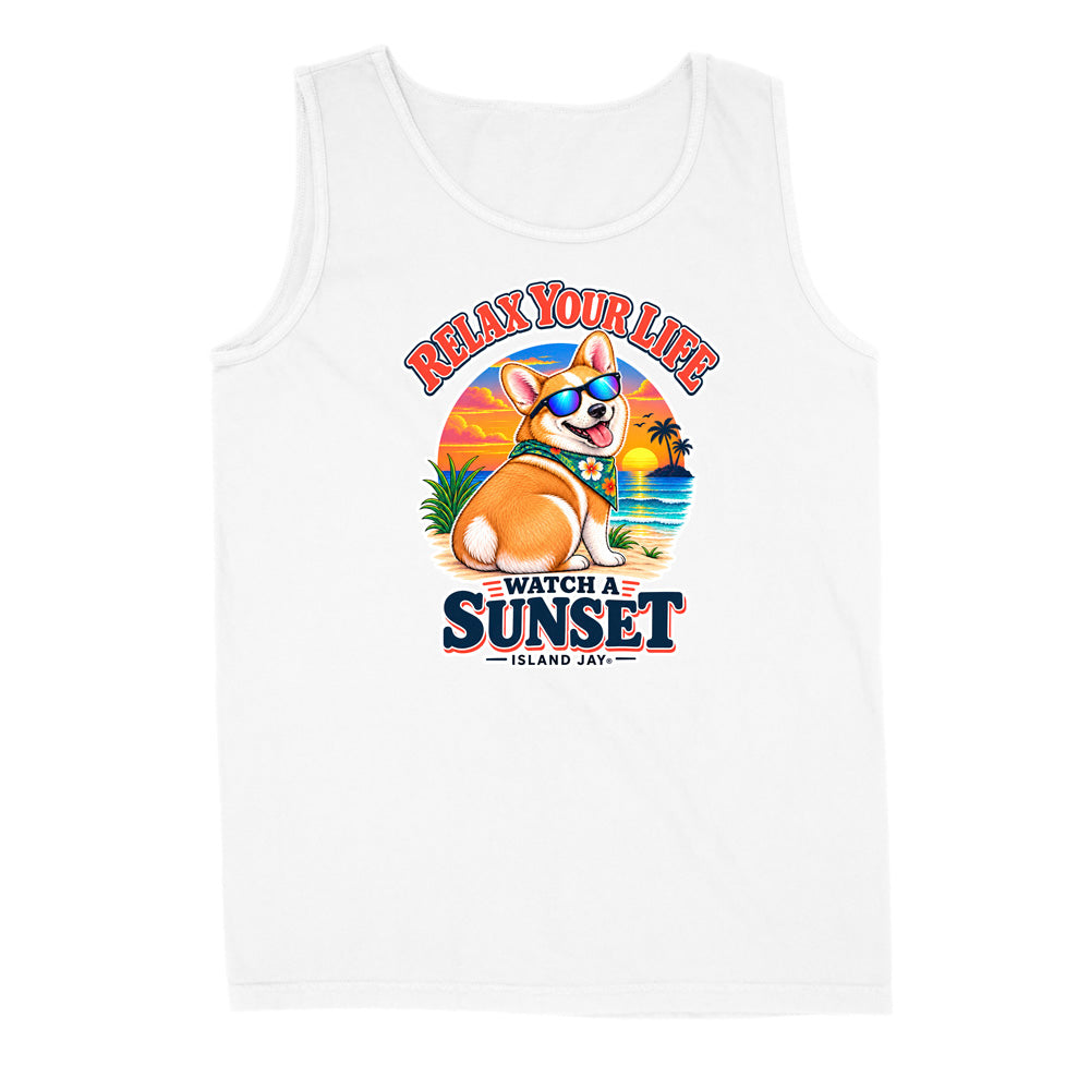 Relax Your Life Watch a Sunset Tank Top