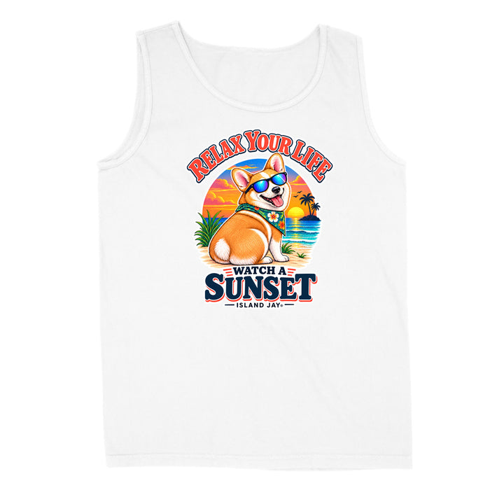 Relax Your Life Watch a Sunset Tank Top
