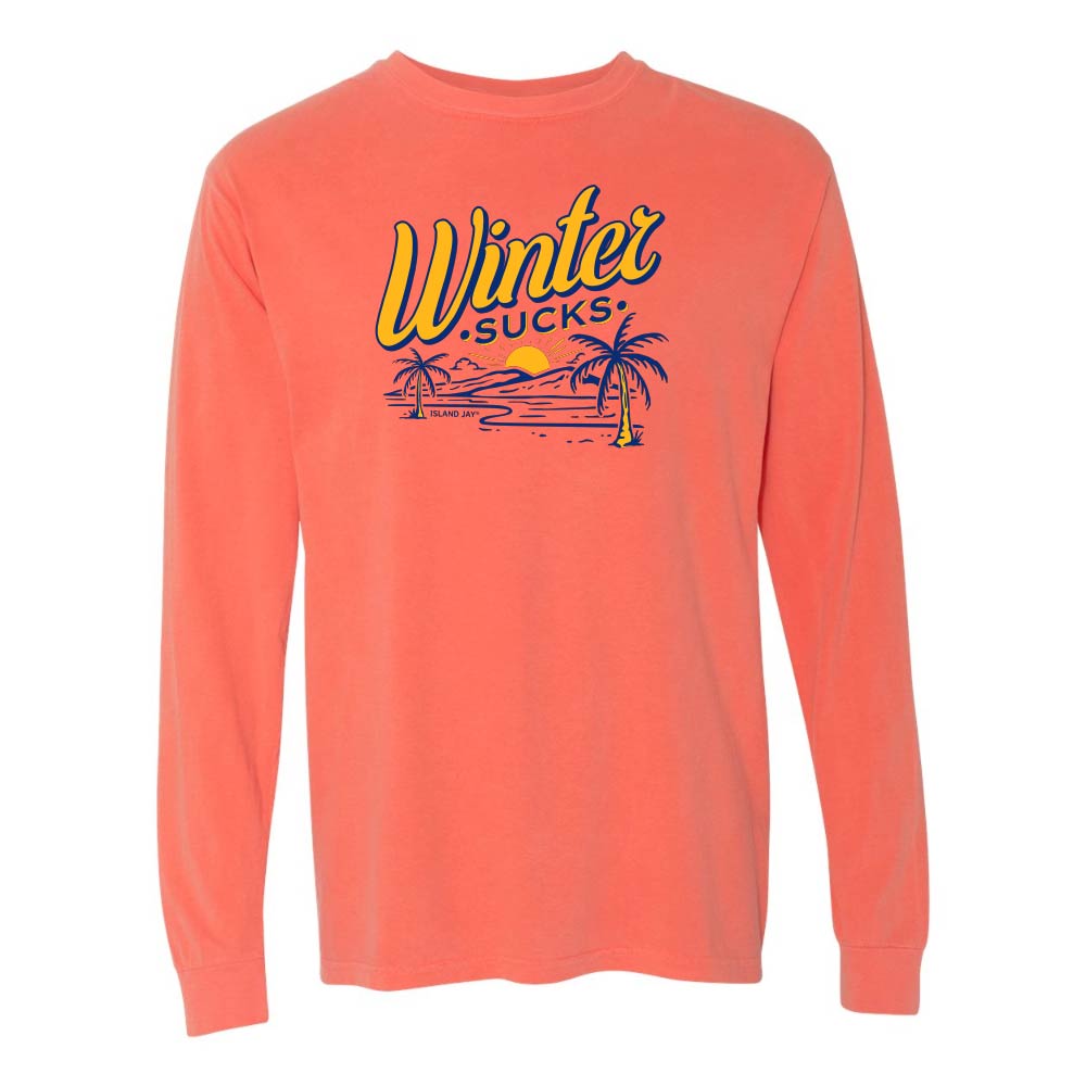 Winter Sucks Island Long Sleeve Shirt