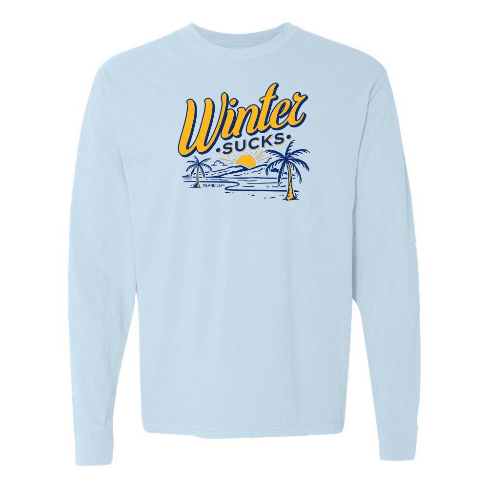Winter Sucks Island Long Sleeve Shirt