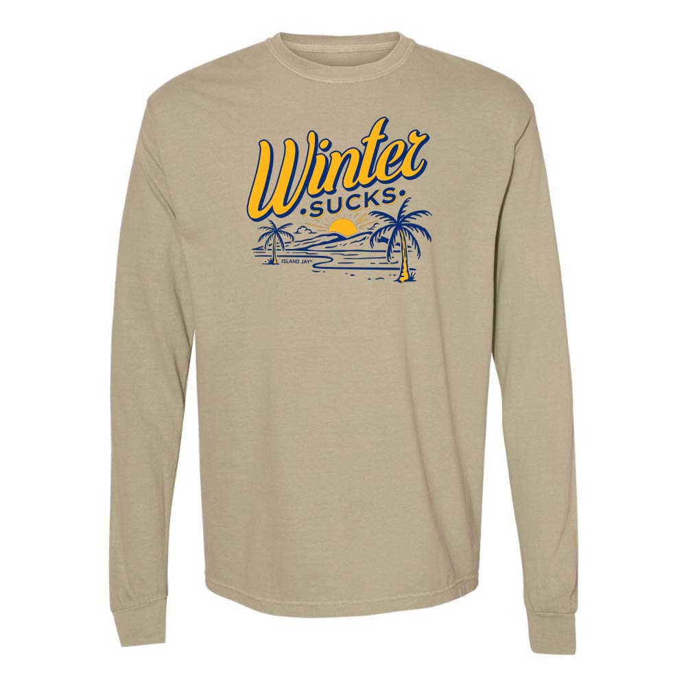 Winter Sucks Island Long Sleeve Shirt