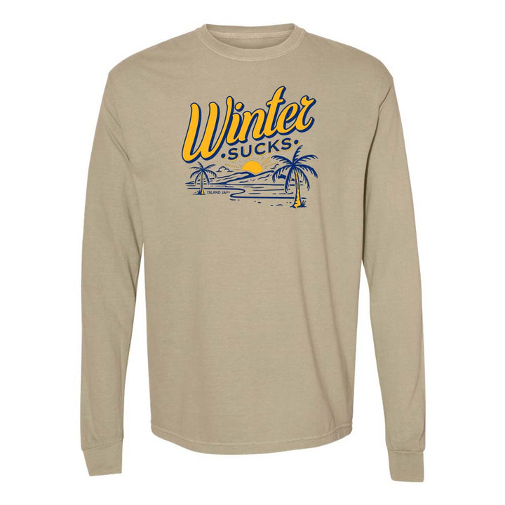 Winter Sucks Island Long Sleeve Shirt