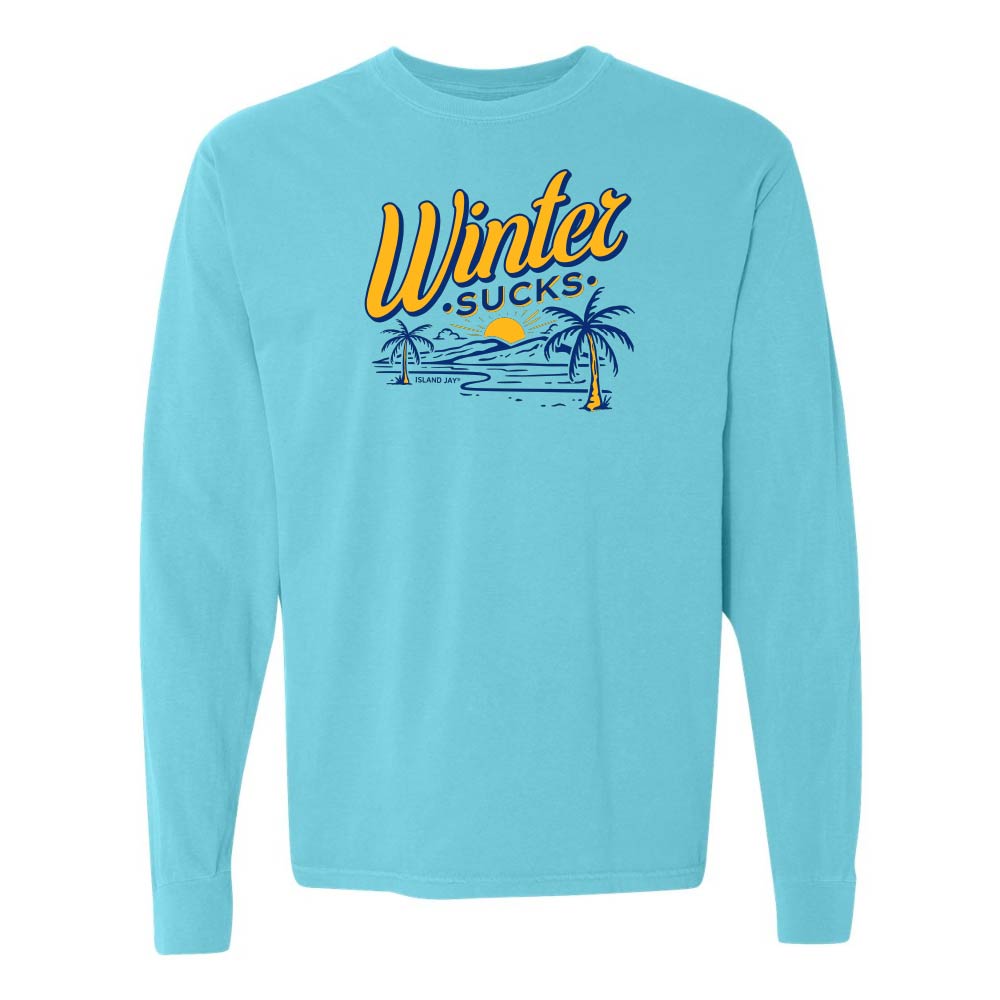 Winter Sucks Island Long Sleeve Shirt