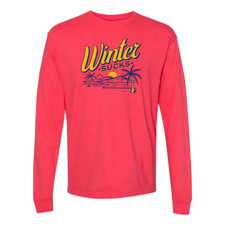 Winter Sucks Island Long Sleeve Shirt