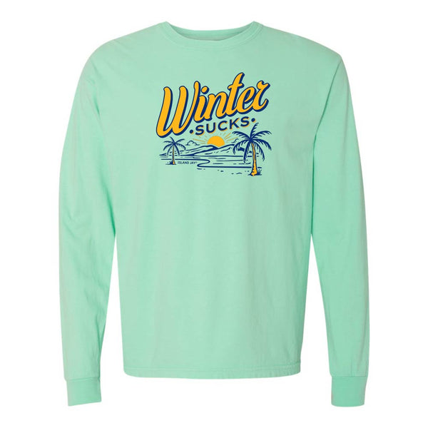 Winter Sucks Island Long Sleeve Shirt