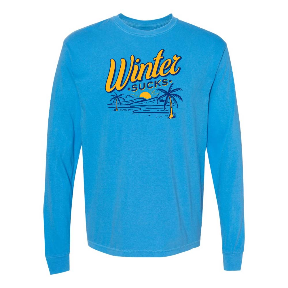 Winter Sucks Island Long Sleeve Shirt