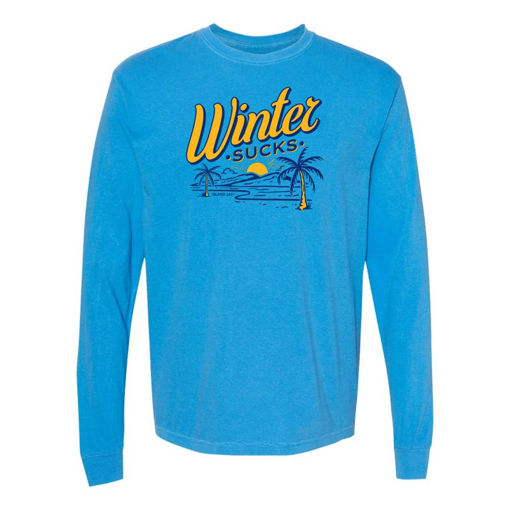 Winter Sucks Island Long Sleeve Shirt