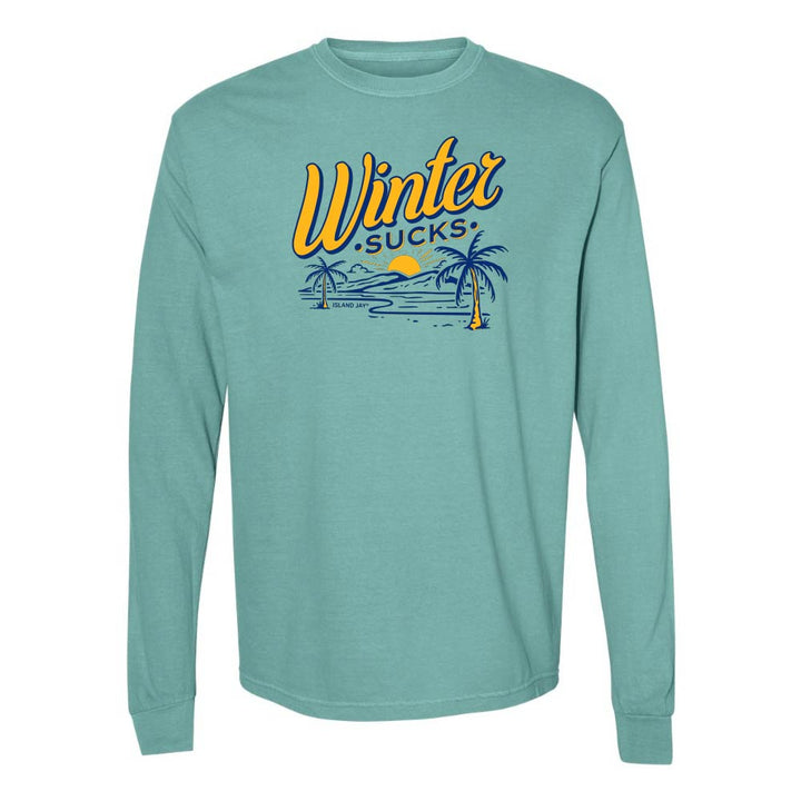 Winter Sucks Island Long Sleeve Shirt