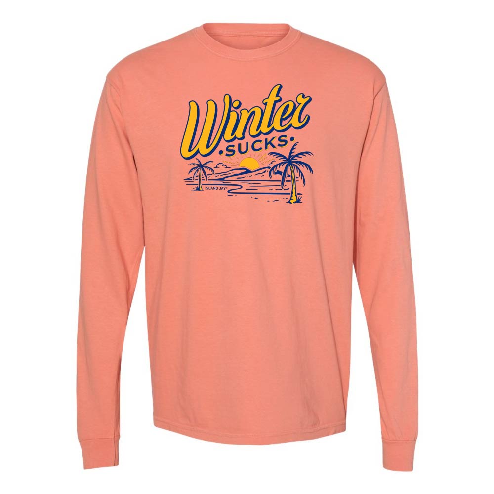 Winter Sucks Island Long Sleeve Shirt