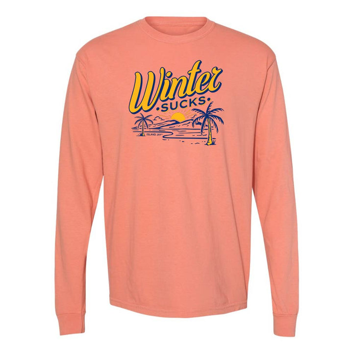 Winter Sucks Island Long Sleeve Shirt