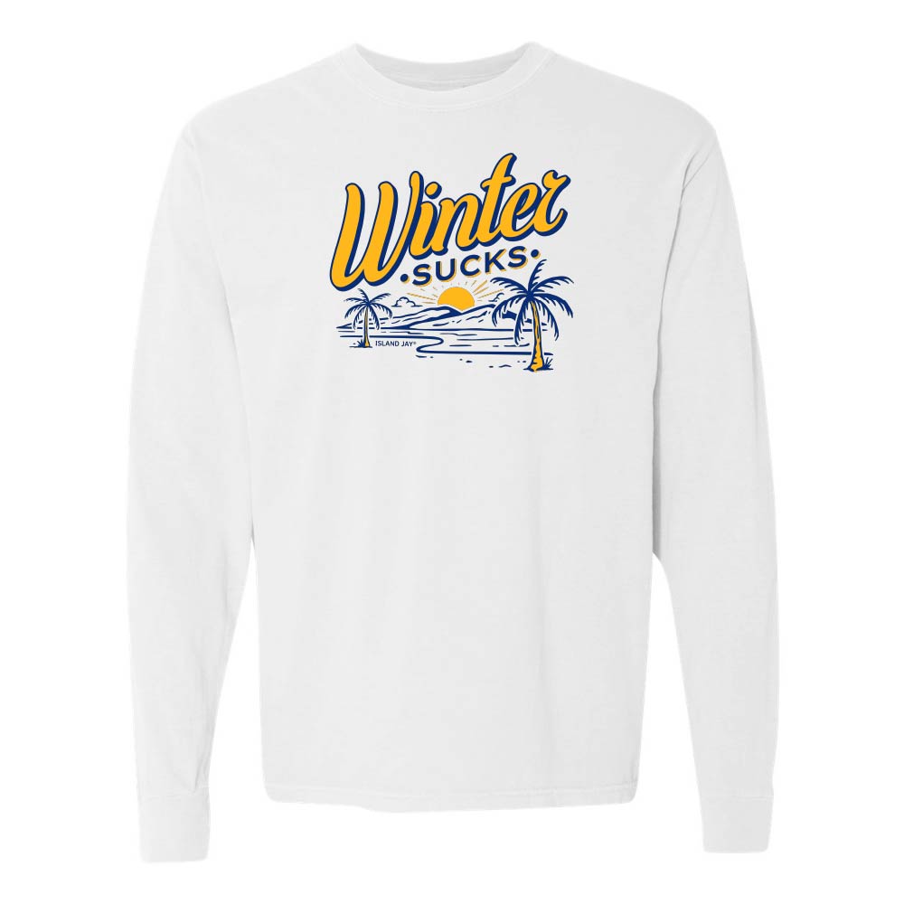 Winter Sucks Island Long Sleeve Shirt