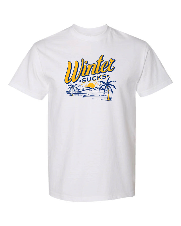 Winter Sucks T-Shirt White
