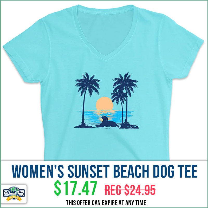 Womens Sunset Beach Dog Deal