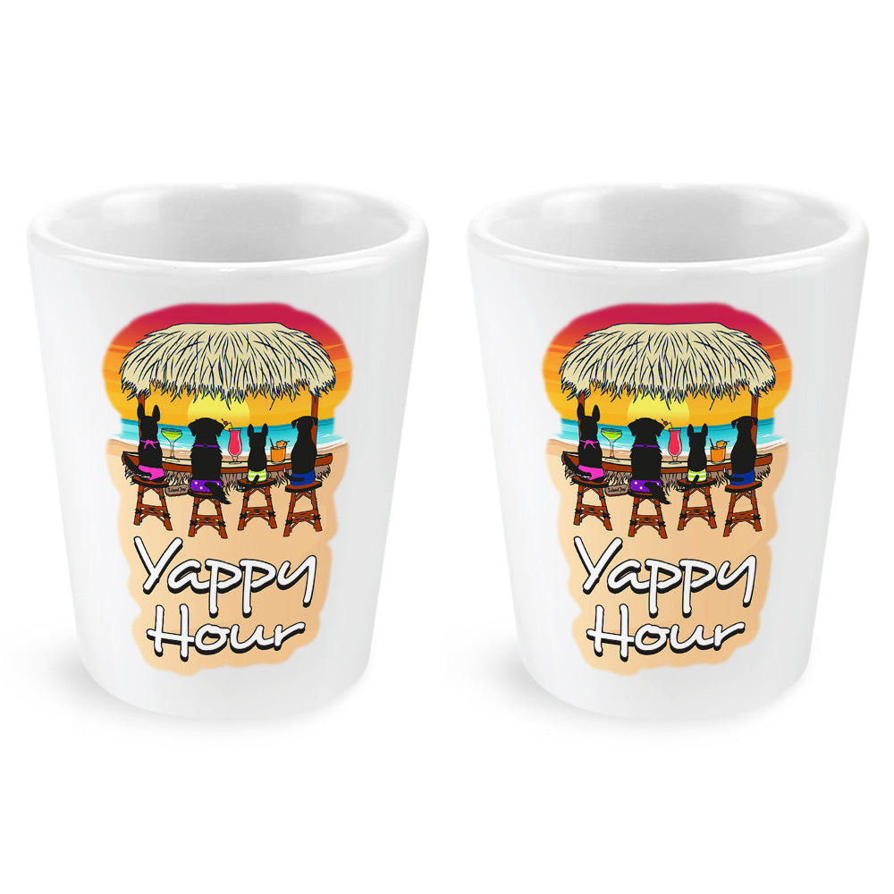 Yappy Hour Shot Glass 2 Pack