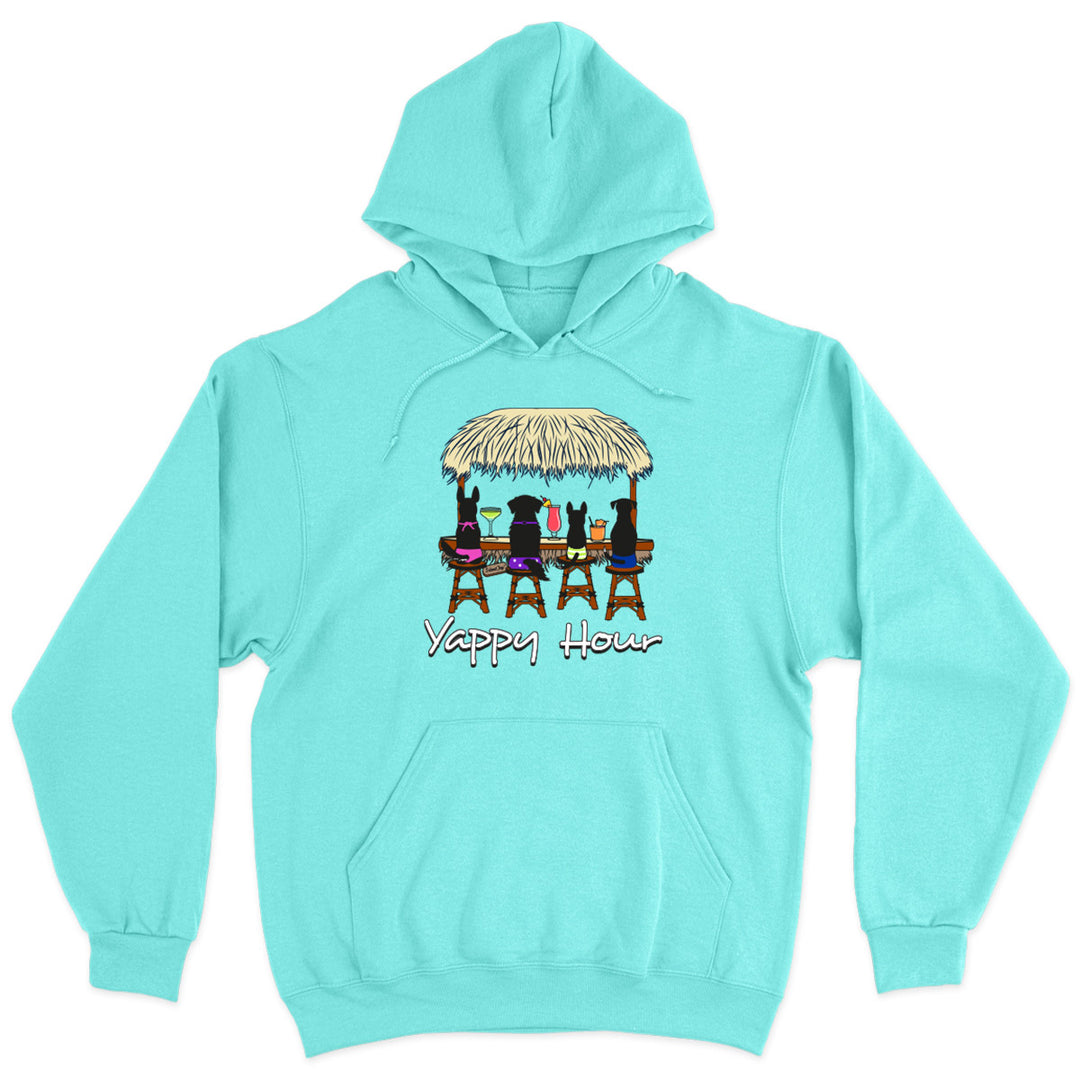Yappy Hour Soft Style Pullover Hoodie Cool Mint
