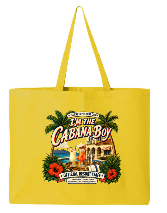 I'm The Cabana Boy Resort Large Tote