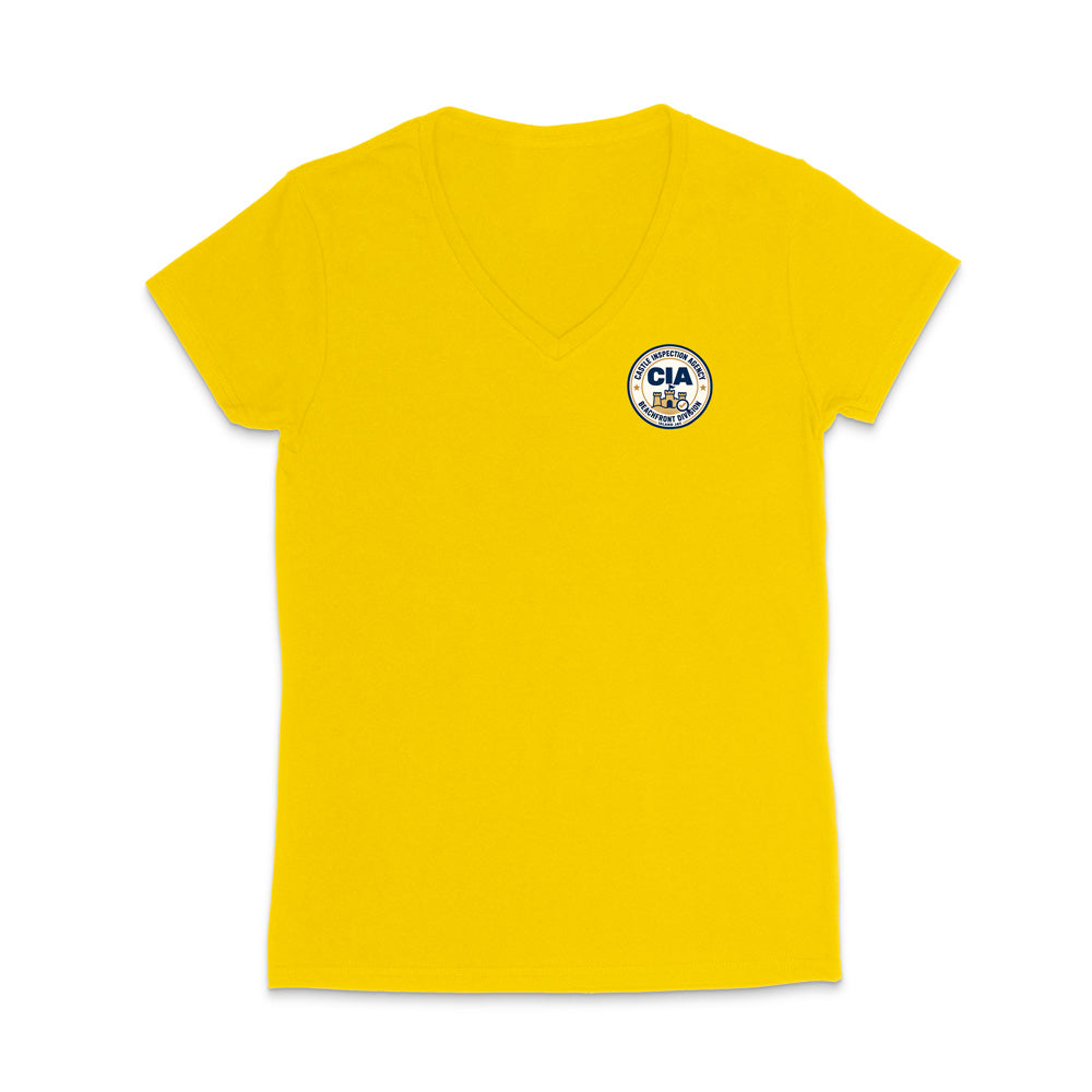 Castle Inspection Agency WOMEN'S V-Neck T-Shirt