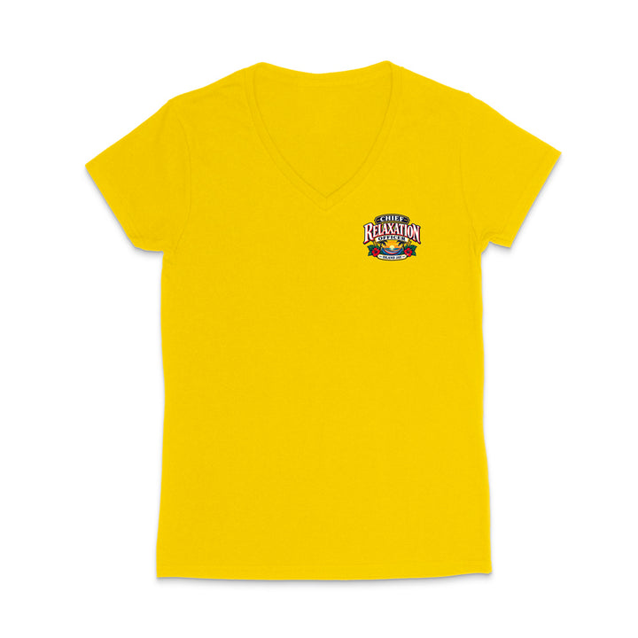 Chief Relaxation Officer WOMEN'S V-Neck T-Shirt