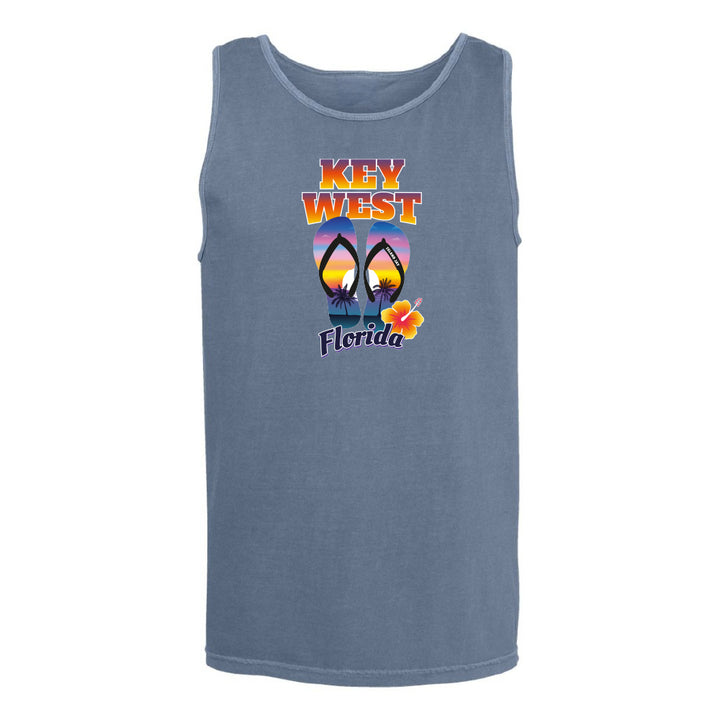 Blue Jean Key West Flip Flop Tank Top