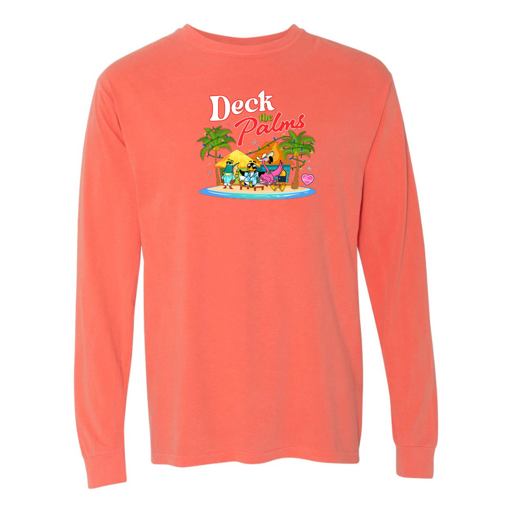 teracotta Felicia Deck The Palms long sleeve shirt