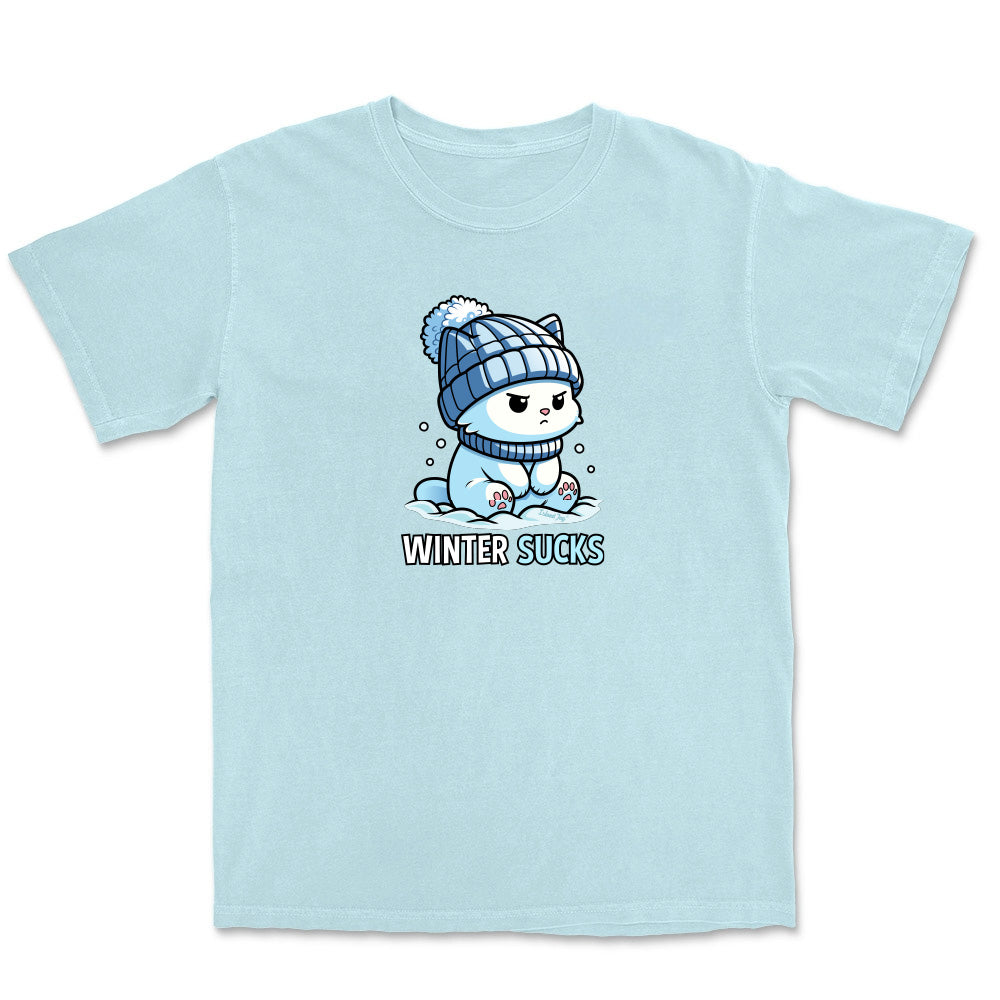 Winter Sucks Kitty T-Shirt