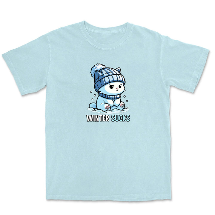 Winter Sucks Kitty T-Shirt
