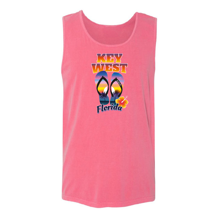 Crunch Berry Key West Flip Flop Tank Top