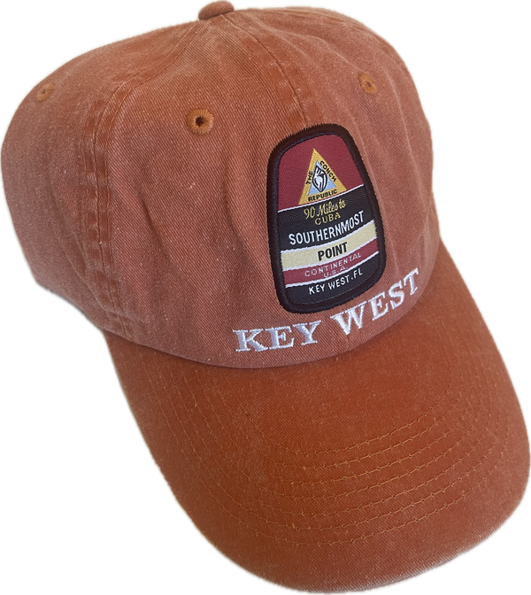Baseball cap with Key West southern logo