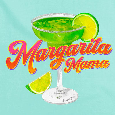 Women's Margarita Mama V-Neck T-Shirt Chill Closeup Image
