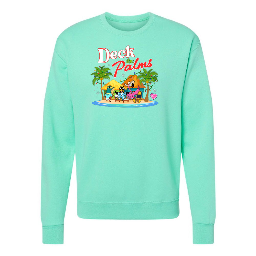 Felicia The Flamingo Deck The Palms Holiday Sweatshirt