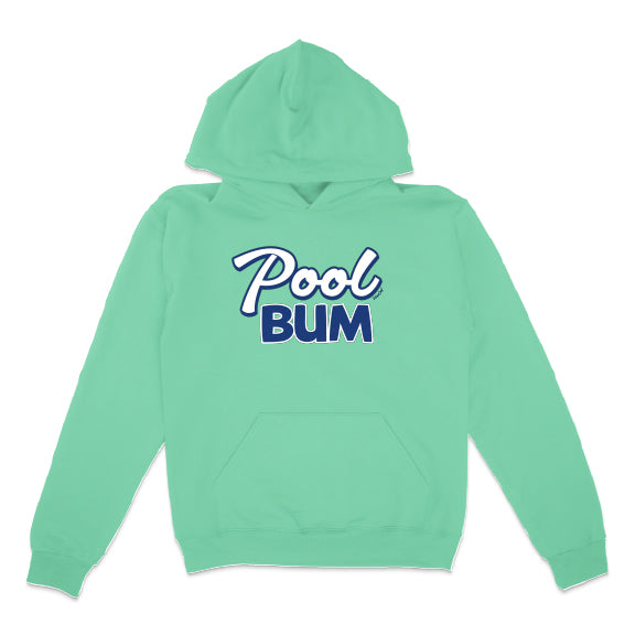 Mint green hoodie with text 'Shamrocks and Shenanigans' on a white background